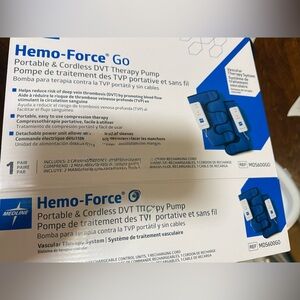 Medline Hemo-Force Go Portable Cordless DVT Therapy Pump - Blue